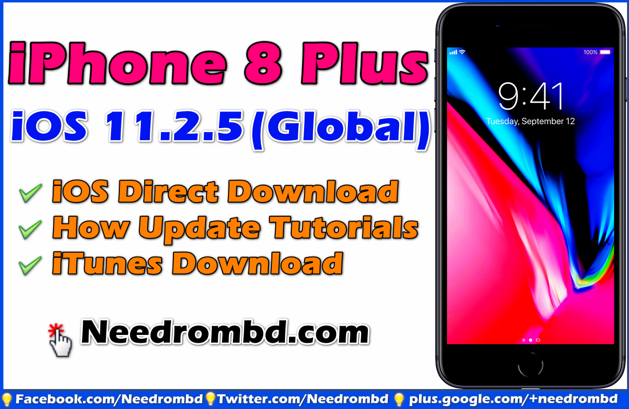 iPhone 8 Plus iOS 11.2.5 (Global)