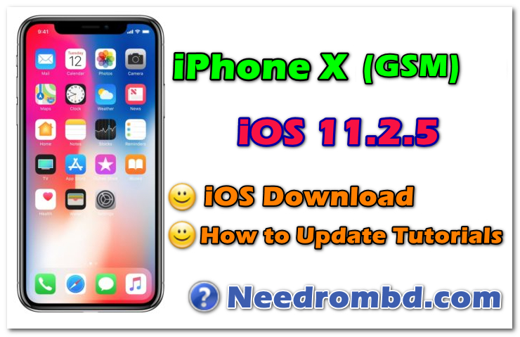 iPhone X iOS 11.2.5 (GSM)