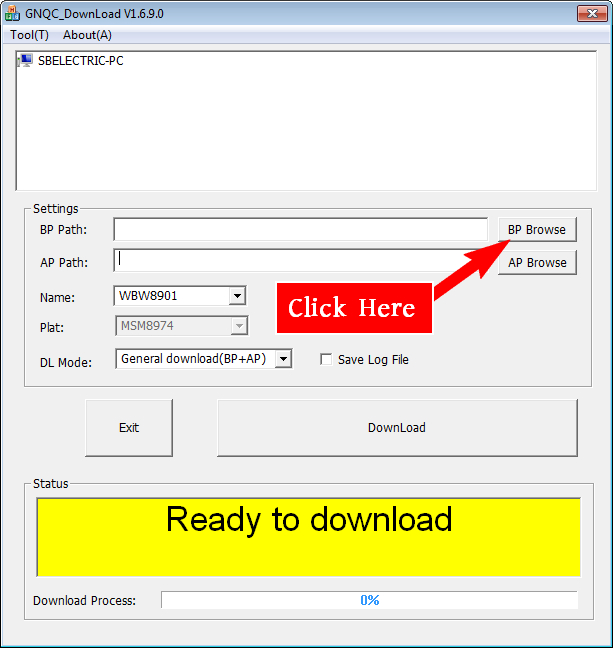 How to use GNQC DownLoad Tool