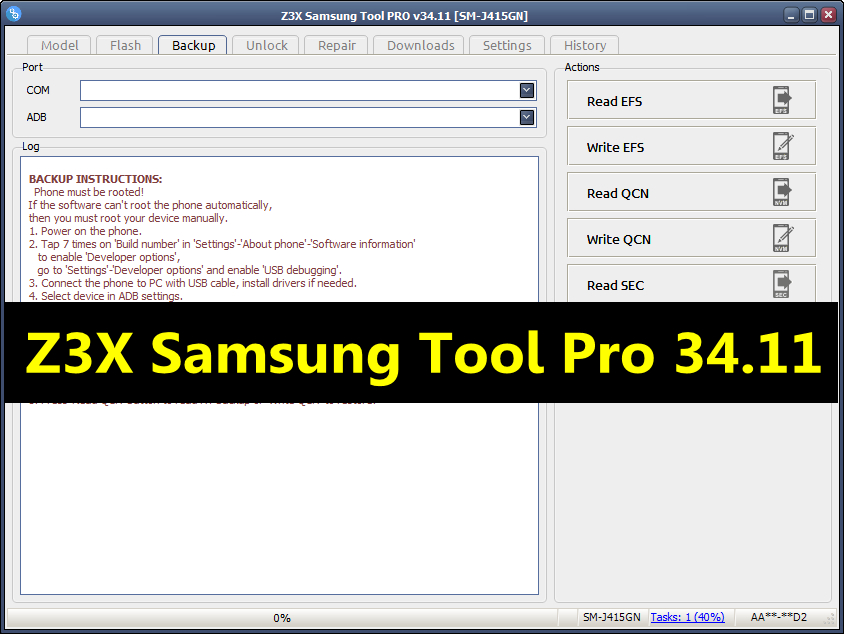 z3x Samsung Tool Pro 34.11