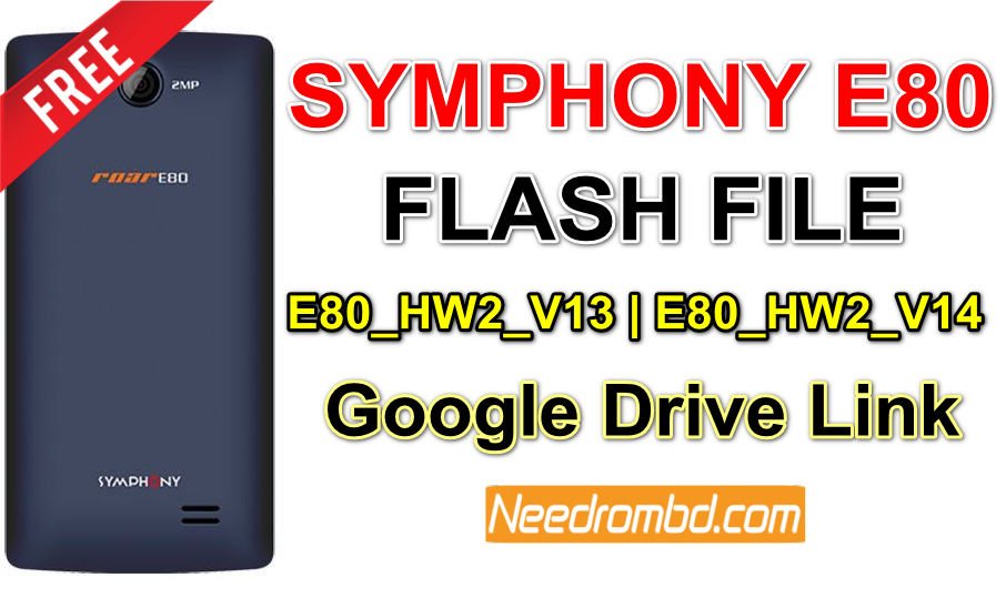 Symphony E80 Flash file