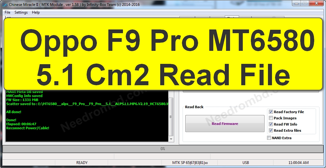 Oppo F9 Pro MT6580